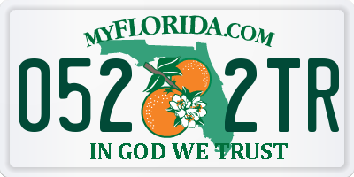 FL license plate 0522TR