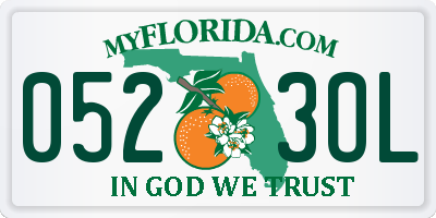 FL license plate 0523OL