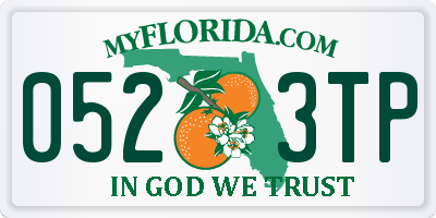 FL license plate 0523TP