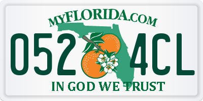 FL license plate 0524CL