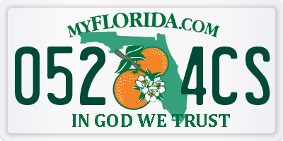 FL license plate 0524CS