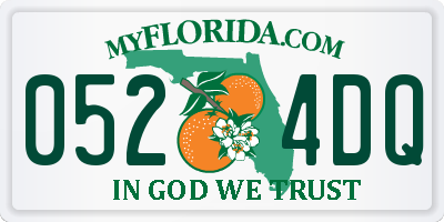 FL license plate 0524DQ