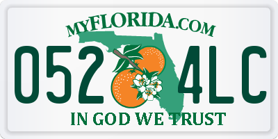 FL license plate 0524LC