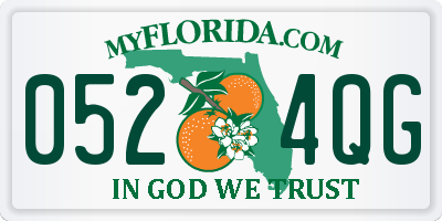 FL license plate 0524QG