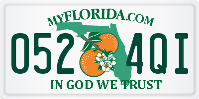 FL license plate 0524QI