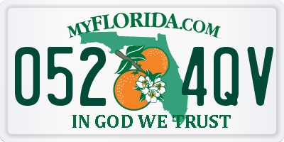 FL license plate 0524QV