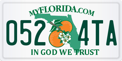 FL license plate 0524TA