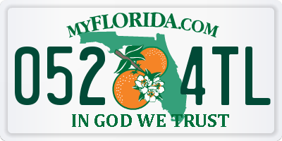 FL license plate 0524TL