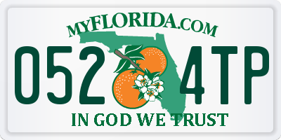 FL license plate 0524TP