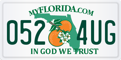 FL license plate 0524UG