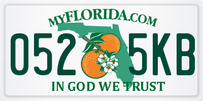 FL license plate 0525KB