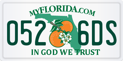 FL license plate 0526DS