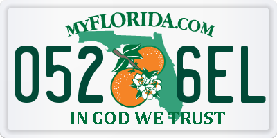 FL license plate 0526EL