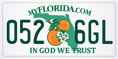 FL license plate 0526GL