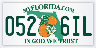 FL license plate 0526IL