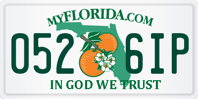 FL license plate 0526IP