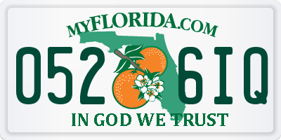 FL license plate 0526IQ