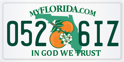 FL license plate 0526IZ