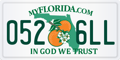 FL license plate 0526LL