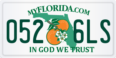 FL license plate 0526LS