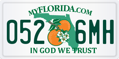 FL license plate 0526MH
