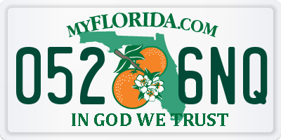 FL license plate 0526NQ