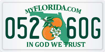 FL license plate 0526OG