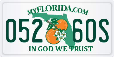 FL license plate 0526OS