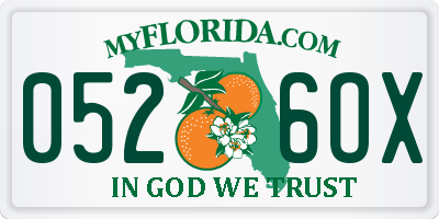 FL license plate 0526OX