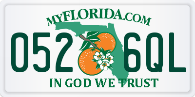 FL license plate 0526QL