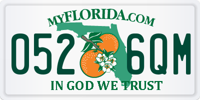FL license plate 0526QM
