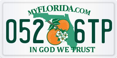 FL license plate 0526TP