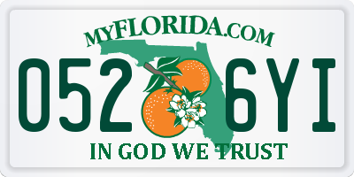 FL license plate 0526YI