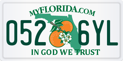 FL license plate 0526YL