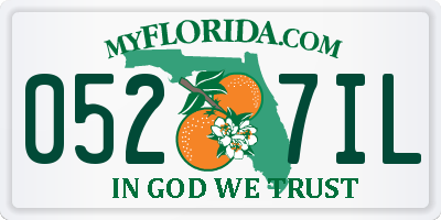 FL license plate 0527IL