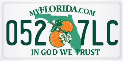FL license plate 0527LC