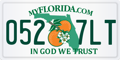 FL license plate 0527LT