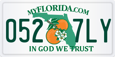 FL license plate 0527LY