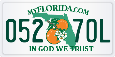 FL license plate 0527OL
