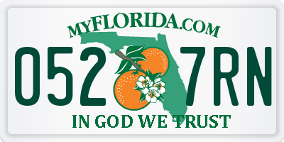 FL license plate 0527RN