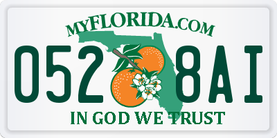 FL license plate 0528AI