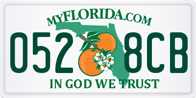 FL license plate 0528CB