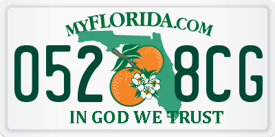 FL license plate 0528CG