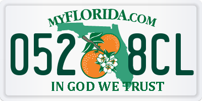 FL license plate 0528CL