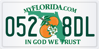 FL license plate 0528DL
