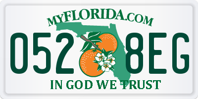 FL license plate 0528EG