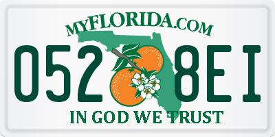 FL license plate 0528EI