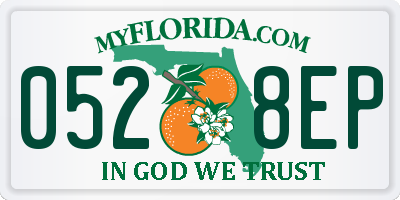 FL license plate 0528EP