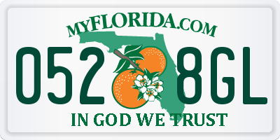 FL license plate 0528GL