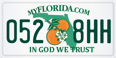 FL license plate 0528HH